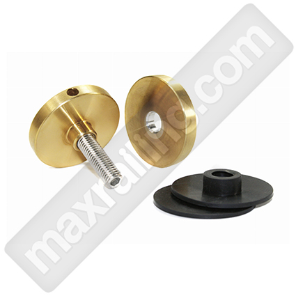 Styklodyrjach gold zlaten sateniran Ф50mm. Златен станиран стъклодържач Ф50мм.